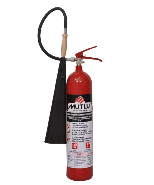 5 kg karbondioksit gazlı yangın söndürme cihazı (5 kg co2 gazlı ysc)